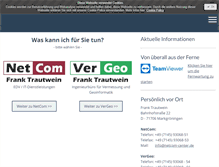 Tablet Screenshot of frank-trautwein.com